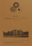 735102 Affiche van de tentoonstelling Binnenste Buiten over de geschiedenis van het academisch onderwijs in de ...